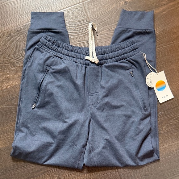 New Men’s Vuori Ponto Performance Jogger 28in Pants in Azure Heather Small - Picture 3 of 3